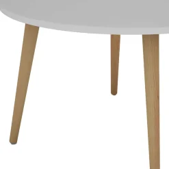 Scandi Chic Couchtisch mit runder Tischplatte - Jeano