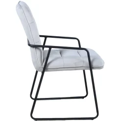 Scandi Chic Essgruppe mit Polsterstühlen - Coestra (fünfteilig)