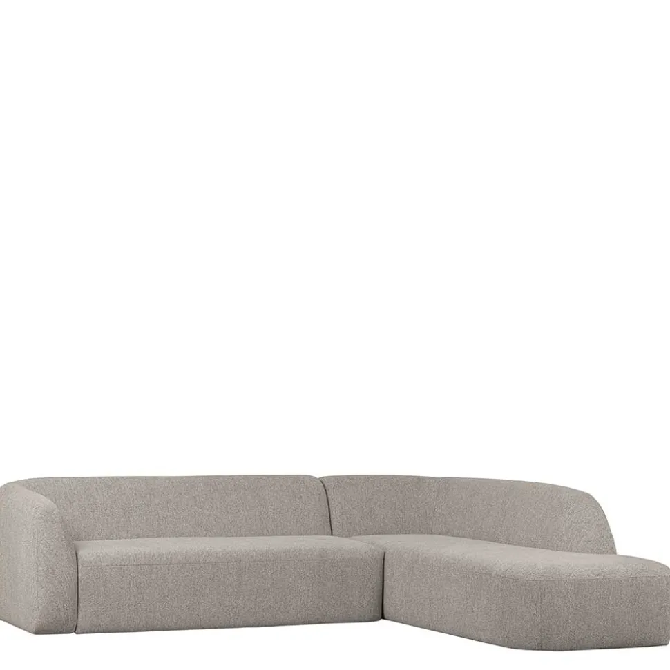 Scandi Chic Polsterecke in Offwhite Chenille - Utperio