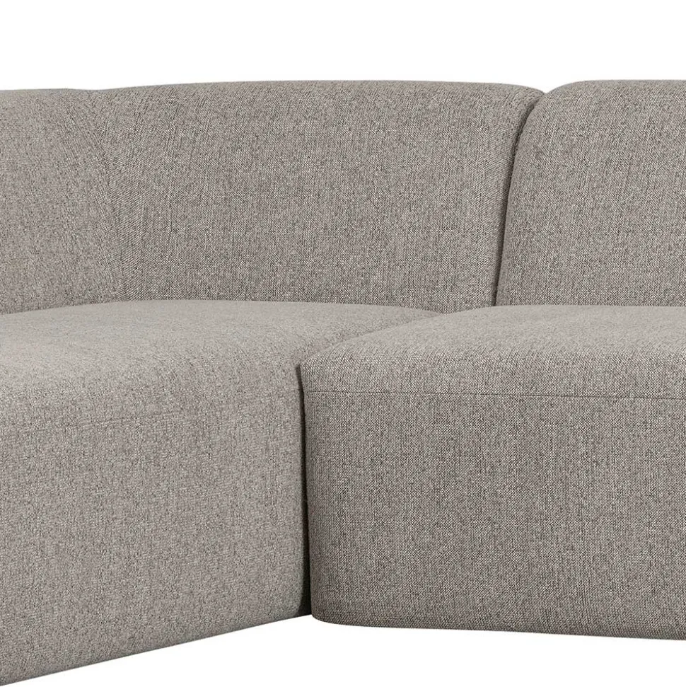 Scandi Chic Polsterecke in Offwhite Chenille - Utperio