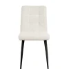 Scandi Chic Polsterstuhl in Champagner Boucle - Acapelca
