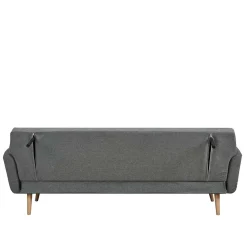 Scandi Chic Schlafcouch in Dunkelgrau & Natur - Giorgio