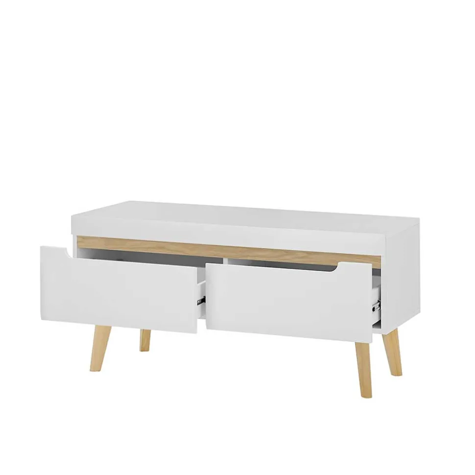 Scandi Chic TV Wohnwand Möbel - Ginko (vierteilig)