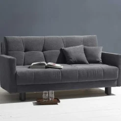 Schlafsofa mit abklappbaren Arnlehnen - Madley