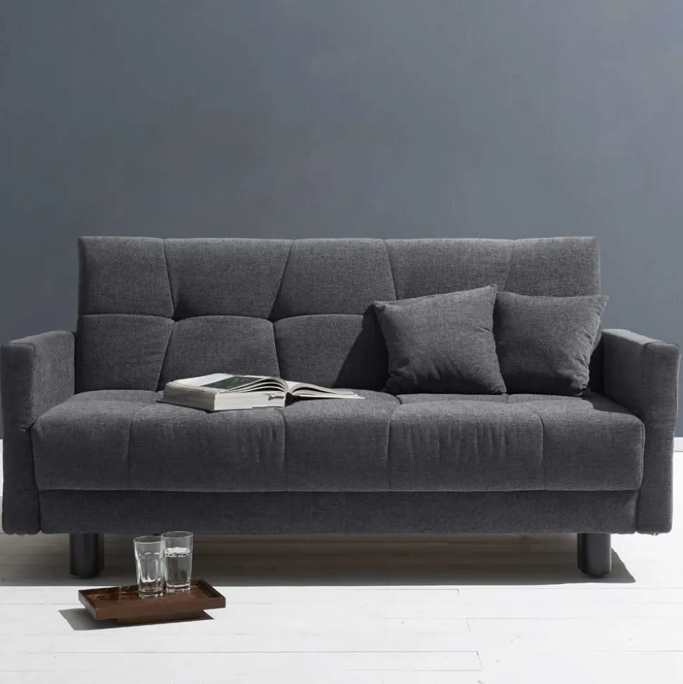 Schlafsofa mit abklappbaren Arnlehnen - Madley