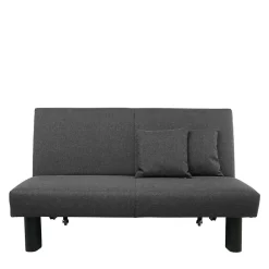 Schlafsofa ohne Armlehnen in Dunkelgrau - Jandusc