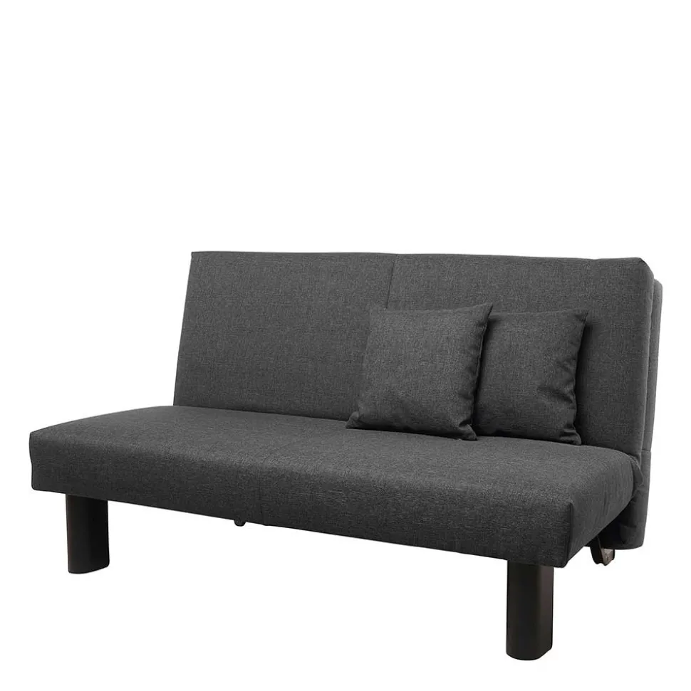 Schlafsofa ohne Armlehnen in Dunkelgrau - Jandusc