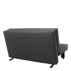 Schlafsofa ohne Armlehnen in Dunkelgrau - Jandusc