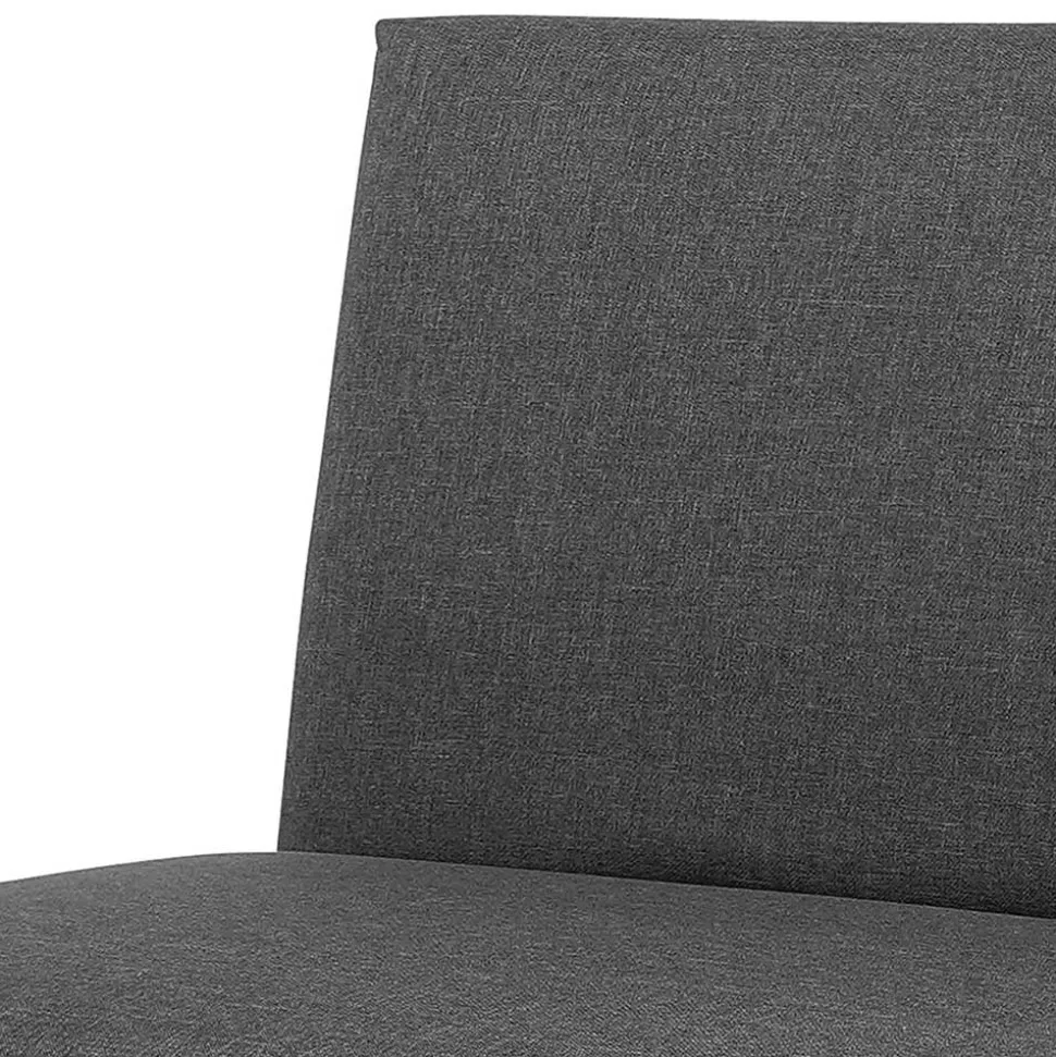 Schlafsofa ohne Armlehnen in Dunkelgrau - Jandusc