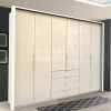 Schlafzimmer Falttürenschrank in Creme Weiß - Zidarie