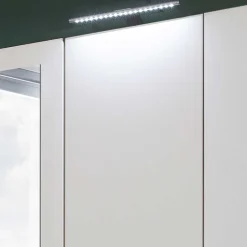 Schlafzimmer Kleiderschrank in Weiß mit Dunkelgrau - Donnsai