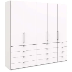 Schlafzimmer Kleiderschrank mit Metallgriffen - Donpiave