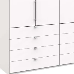 Schlafzimmer Kleiderschrank mit Metallgriffen - Donpiave