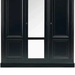 Schlafzimmer Kleiderschrank Andoro in Schwarz