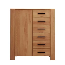 Schlafzimmer Kommode Mosniak mit Tür und Schubladen
