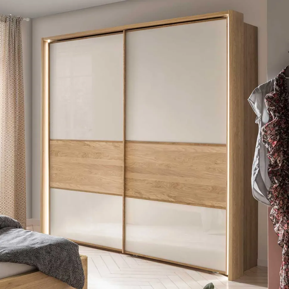 Schlafzimmer Schwebetürenschrank 2-türig - Emdsiva