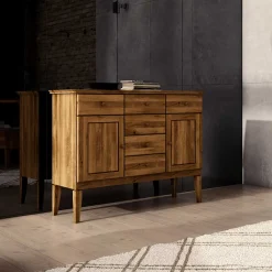 Schlafzimmer Sideboard Masdamos aus Wildeiche Massivholz