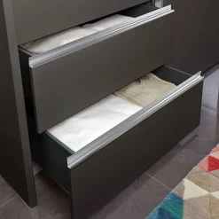 Schlafzimmerschrank in Braun Glasfront - Cudossy