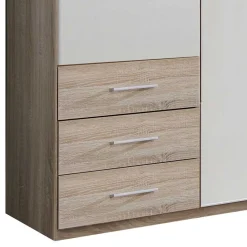 Schlafzimmerschrank mit 6 Türen und Schubladen - Classima