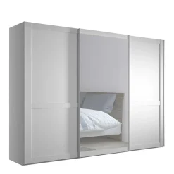 Schlafzimmerschrank mit Schwebetüren in Weiß - Flinn