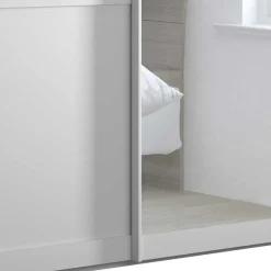 Schlafzimmerschrank mit Schwebetüren in Weiß - Flinn