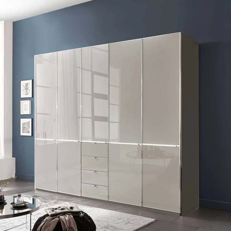 Schlafzimmerschrank 5-türig & 4 Schubladen - Korcula
