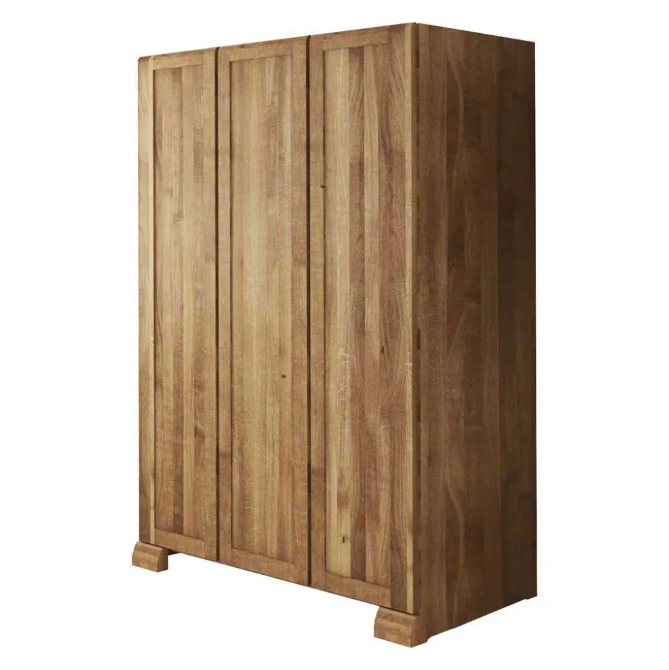 Schlafzimmerschrank Vaskov aus Wildeiche Massivholz