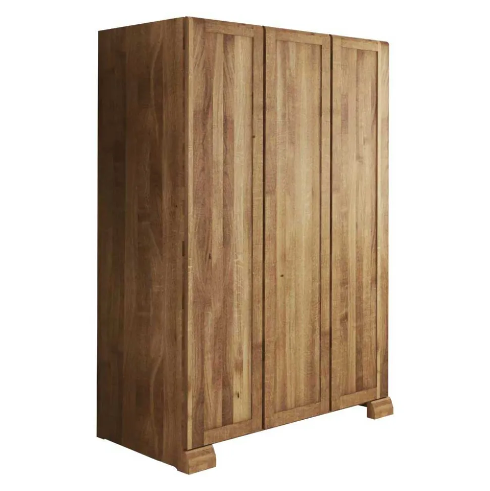 Schlafzimmerschrank Vaskov aus Wildeiche Massivholz