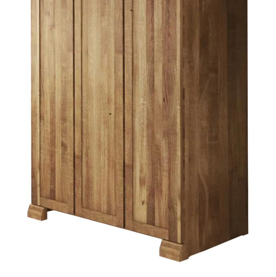 Schlafzimmerschrank Vaskov aus Wildeiche Massivholz
