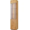 Schlanke Vitrine mit LED Beleuchtung - Cocondar