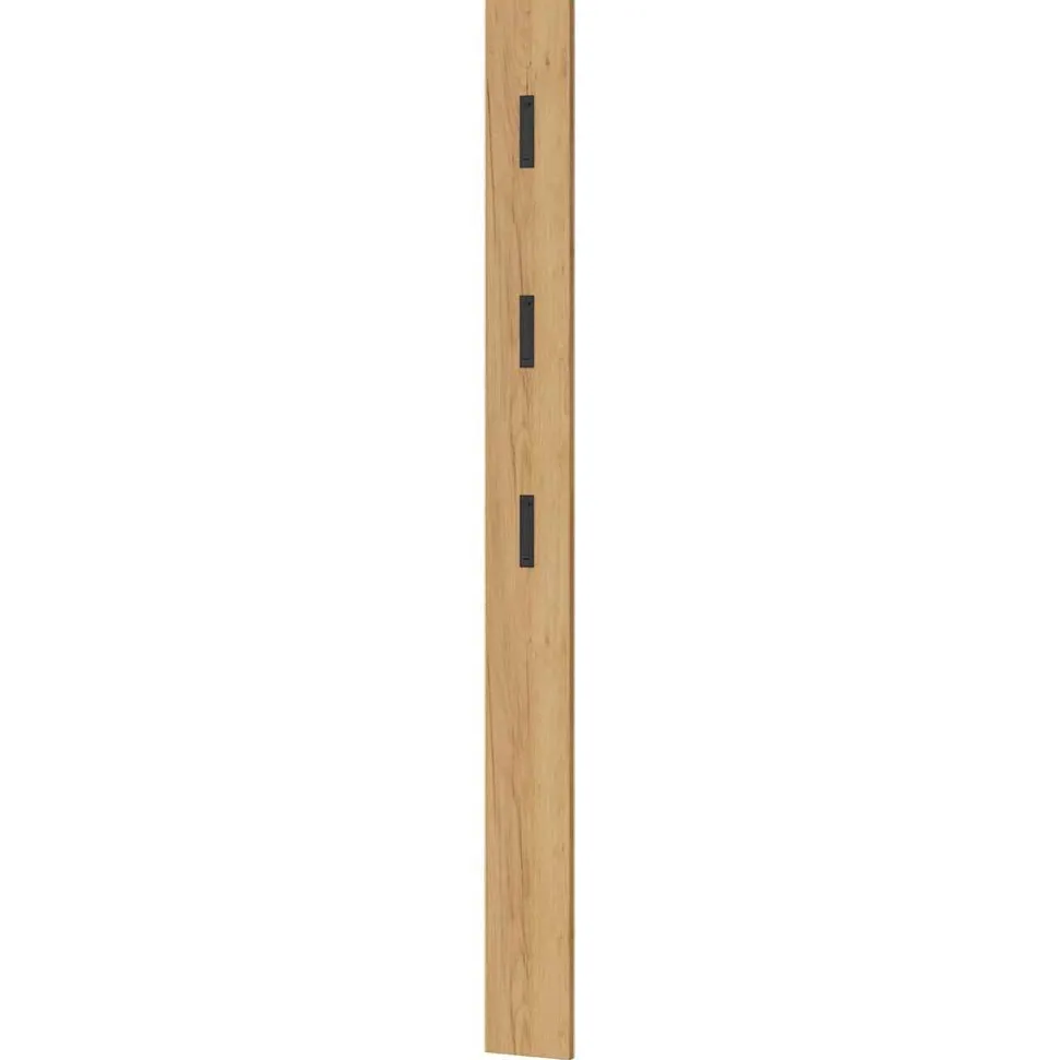 Schmale Garderobe mit drei Klapphaken - Huesca