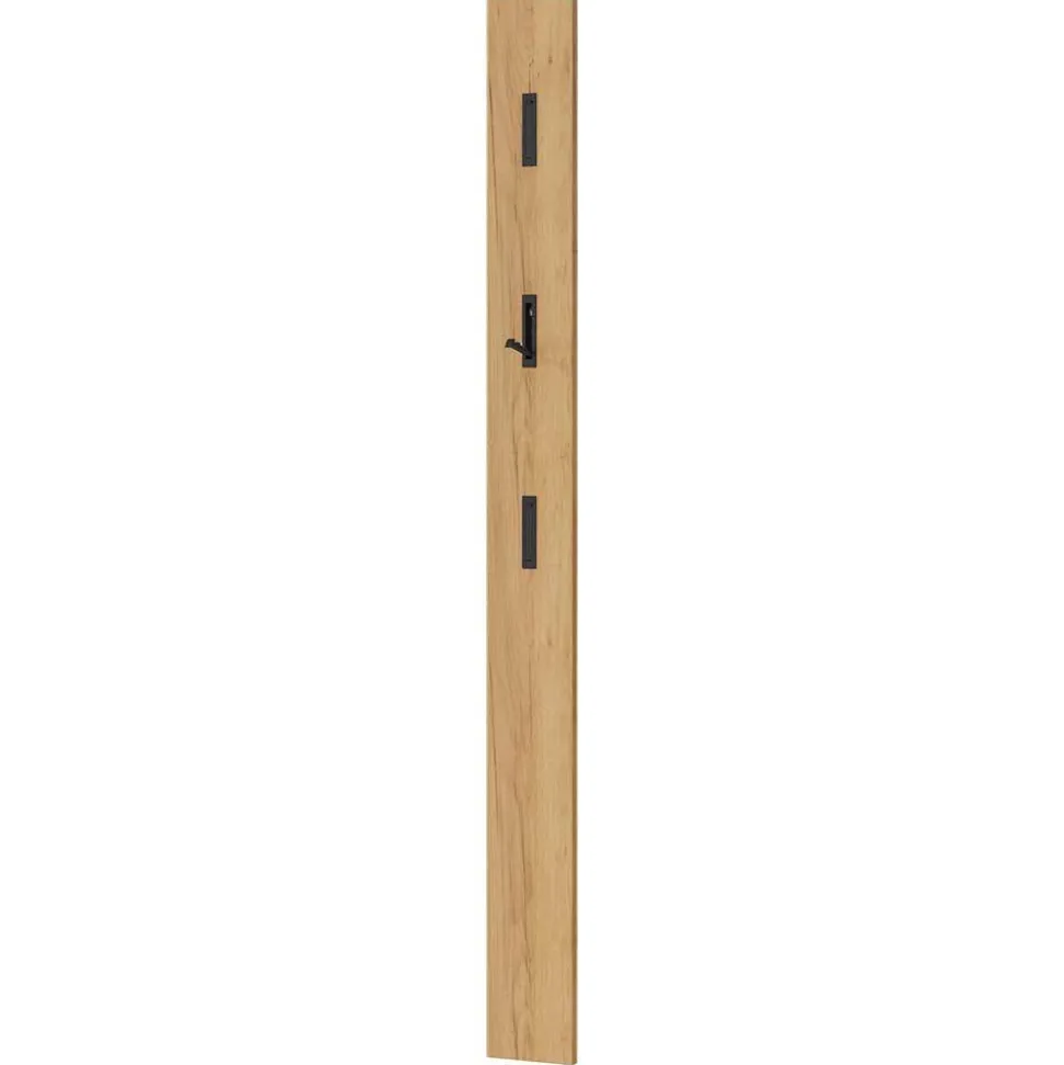 Schmale Garderobe mit drei Klapphaken - Huesca
