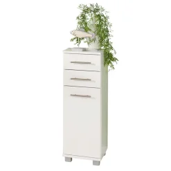 Schmaler Bad Schrank 31 cm breit - Amassa