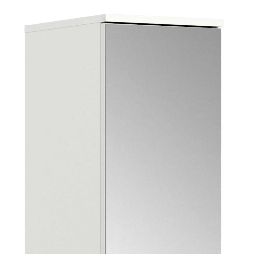 Schmaler Dielenschrank mit Spiegeltür - Rugova
