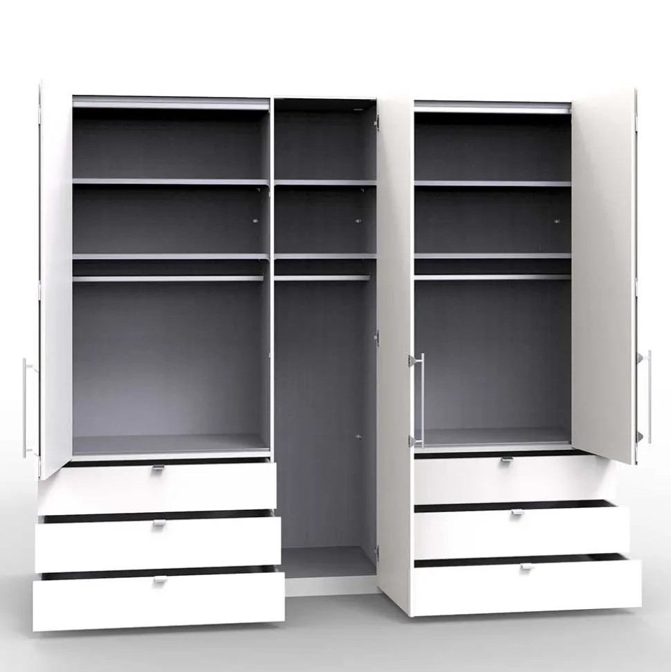 Schrank fürs Schlafzimmer in Holz Nachbildung - Zayun