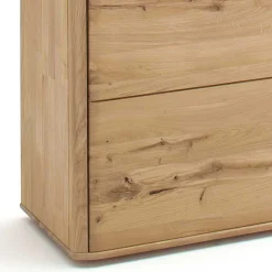 Schrank Vitrine aus Eiche Massivholz - Destal