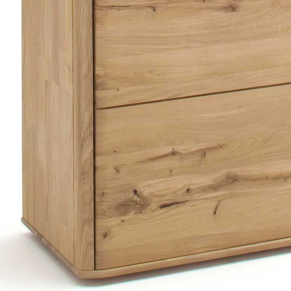 Schrank Vitrine aus Eiche Massivholz - Destal