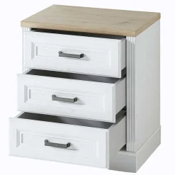 Schreibtisch & Rollcontainer Set - Mehady (dreiteilig)