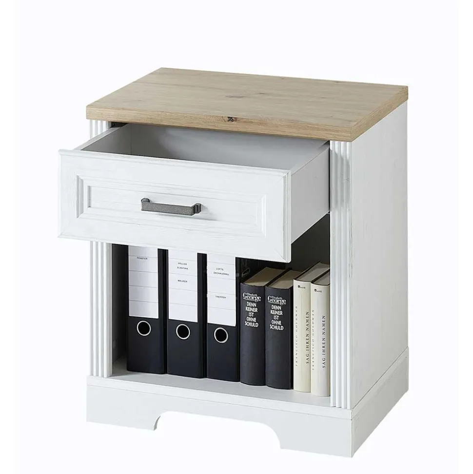 Schreibtisch & Rollcontainer Set - Mehady (dreiteilig)