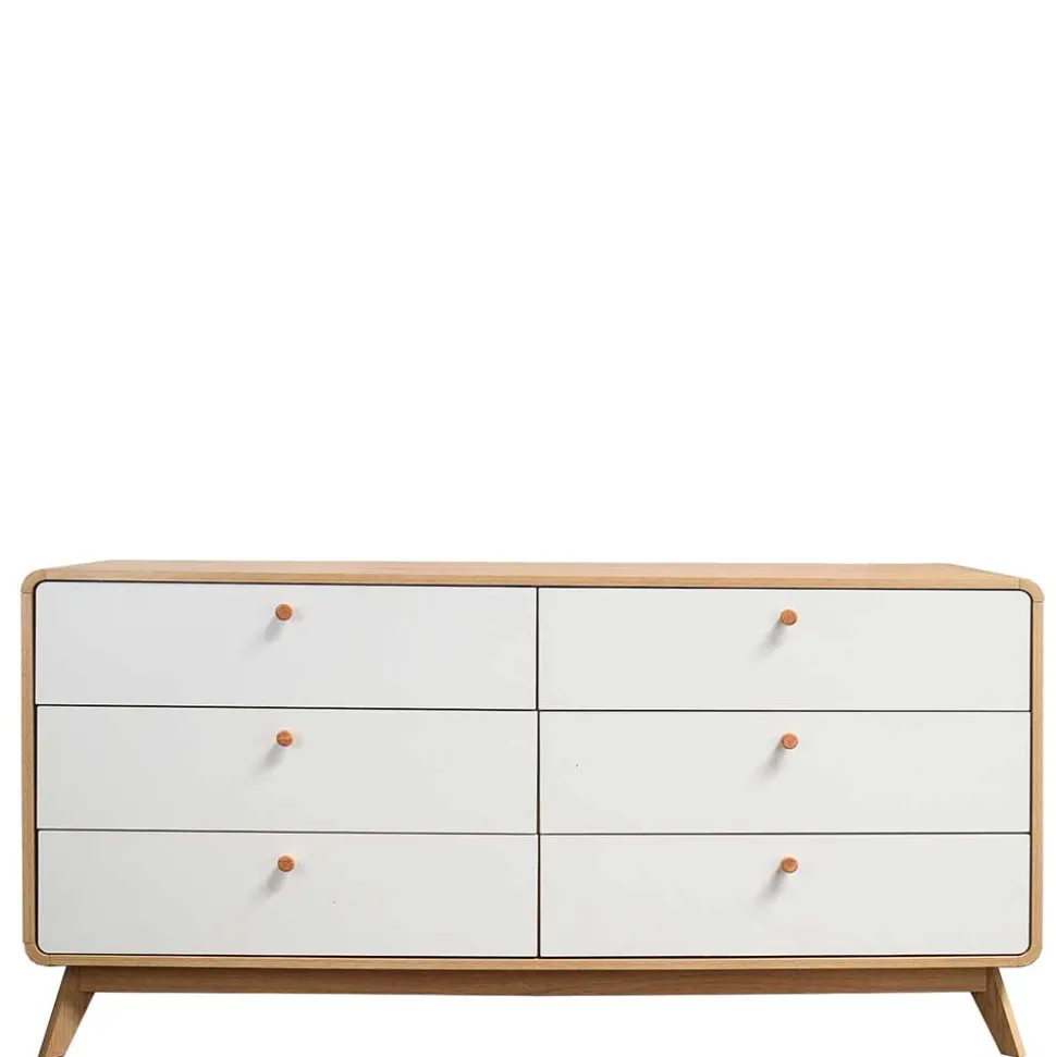 6-Schubladen-Kommode im Scandi Chic - Jendren