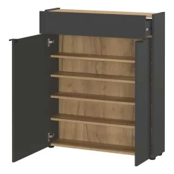 Schuhschrank und Spiegel Set - Sidgarus (zweiteilig)