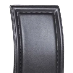Schwarzer Esstischstuhl Buono mit Kunstleder (4er Set)