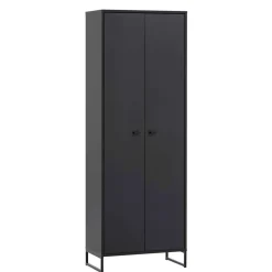 Schwarzes Flurmöbel Set - Anderian (vierteilig)