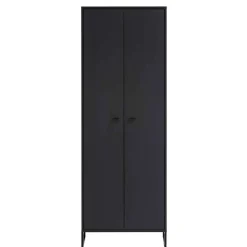 Schwarzes Flurmöbel Set - Anderian (vierteilig)