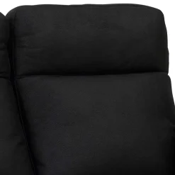 Schwarzes Zweier Sofa mit Relaxfunktion - Salma