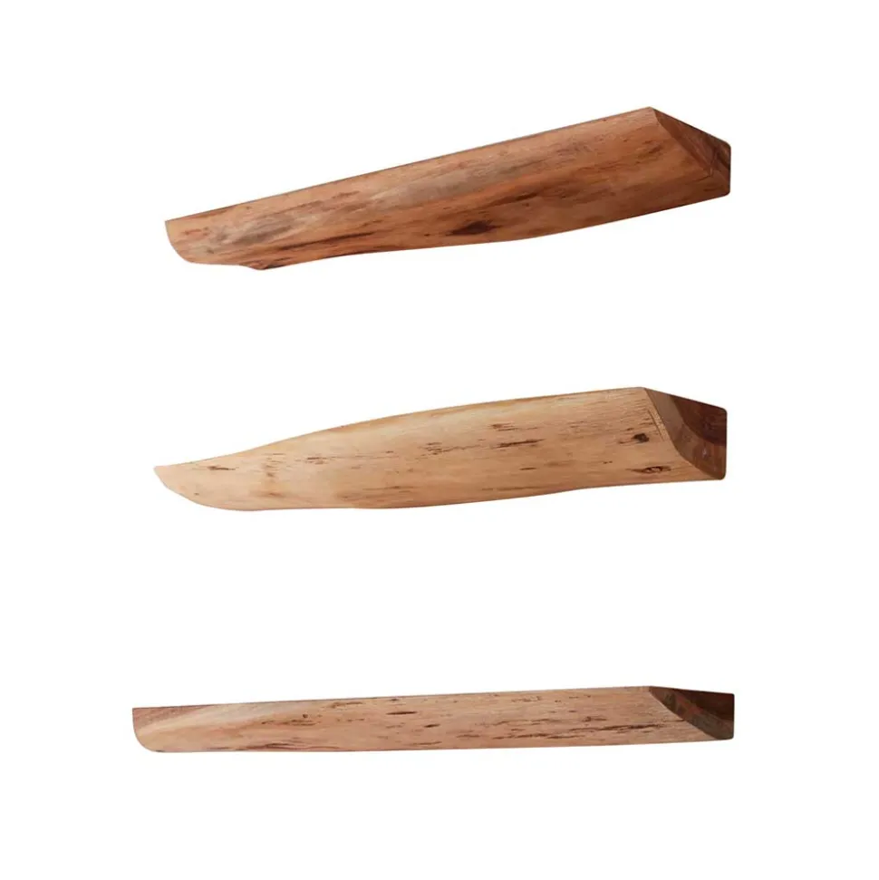 Schwebende Wandboards Baumkante - Stamfort (3er Set)