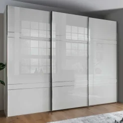 Schwebetüren Kleiderschrank mit Glas Front - Ekino