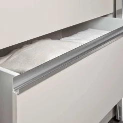 Schwebetüren-Kleiderschrank in Champagner - 3-türig - Vilantinos