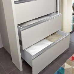 Schwebetüren-Kleiderschrank in Champagner - Nafissa
