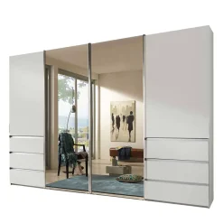 Schwebetürenkleiderschrank mit zwei Spiegeln - Galogero